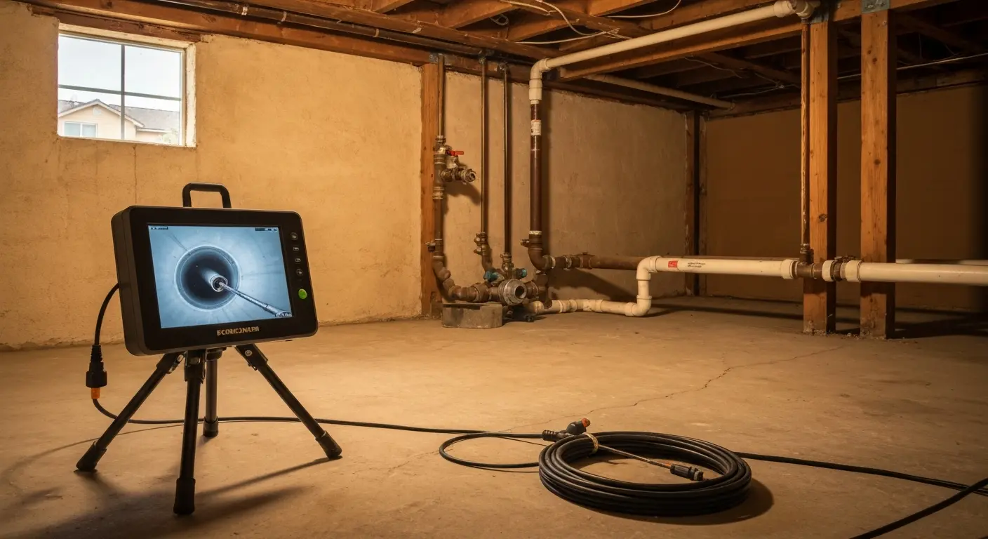 Plumbing camera inspection