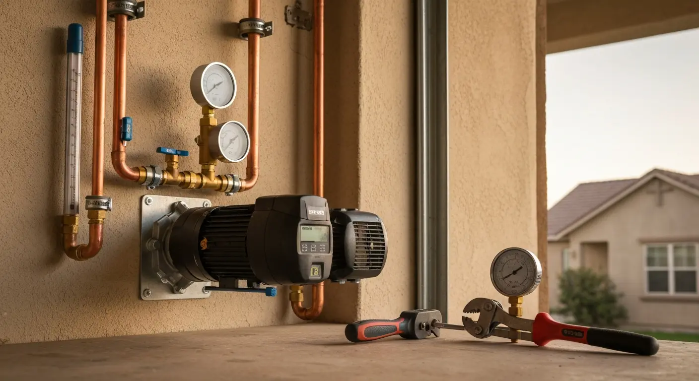 Hot water recirculating pump repair in Modesto