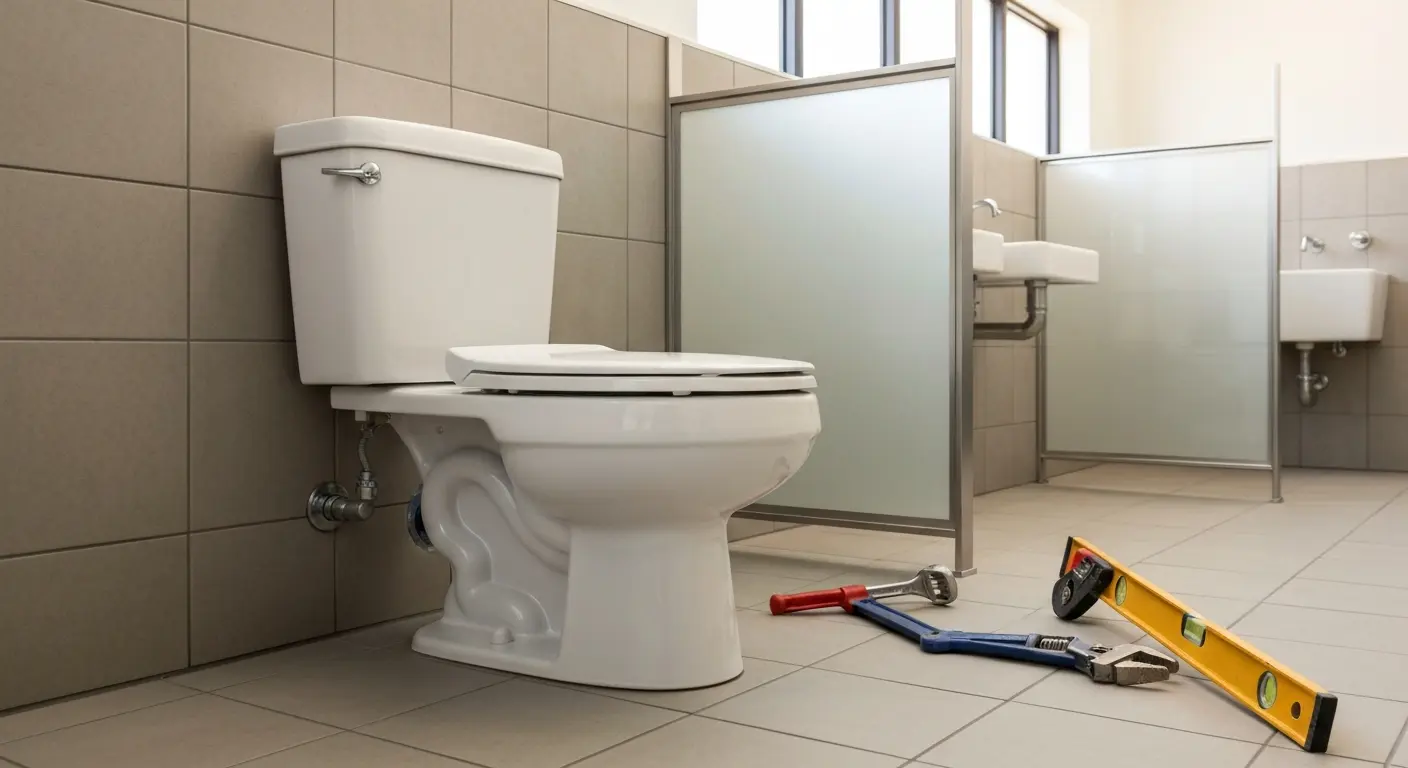 Commercial toilet replacement