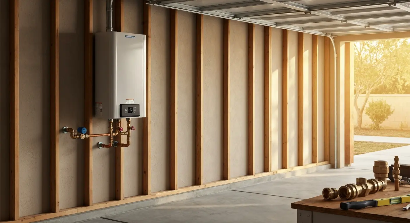 Tankless water heater system