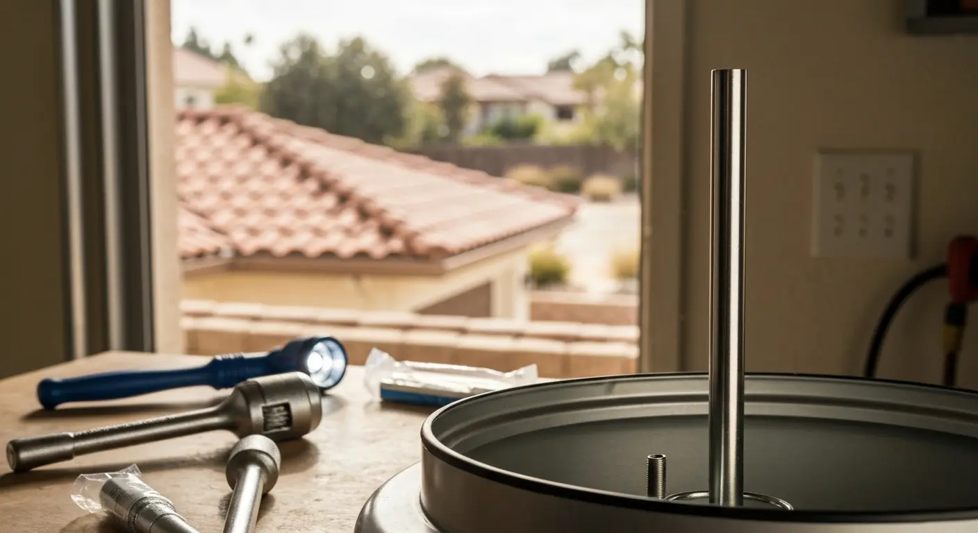 Anode rod inspection and replacement