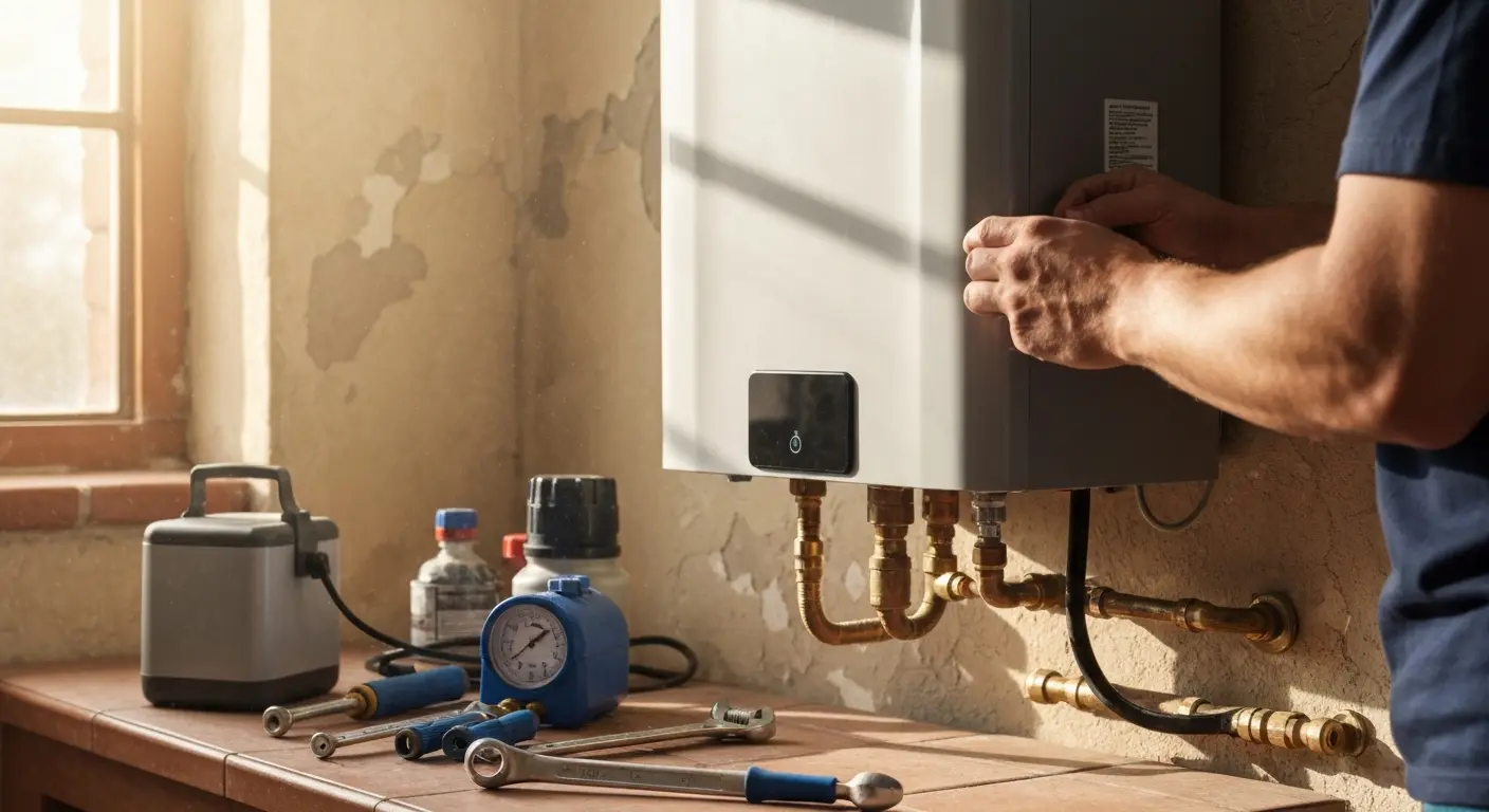 Tankless water heater maintenance