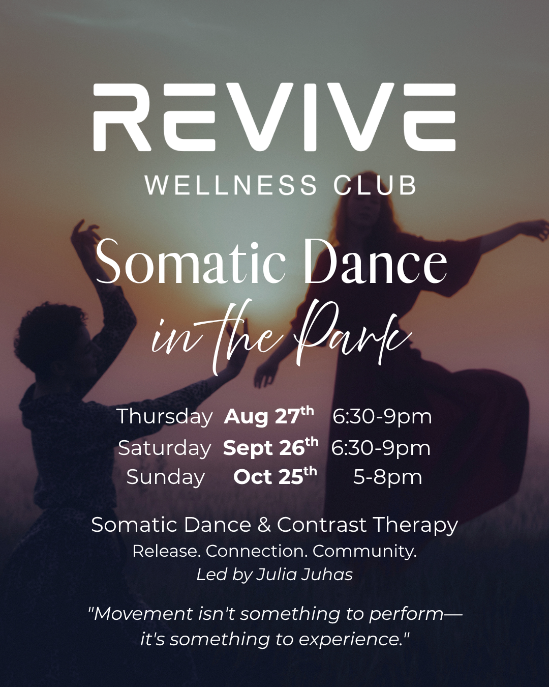 Somatic Dance and Contrast Therapy