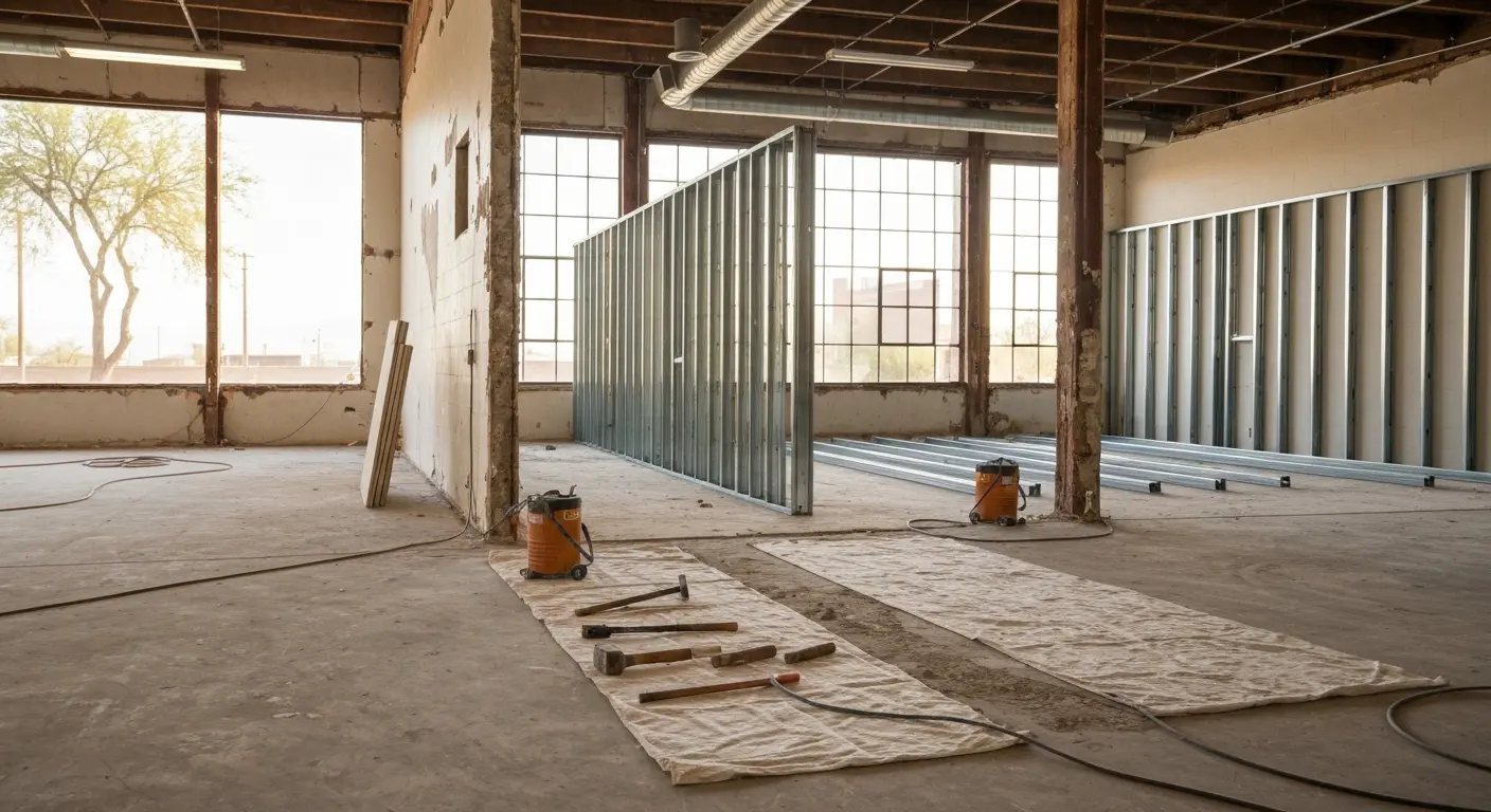 Commercial space demolition