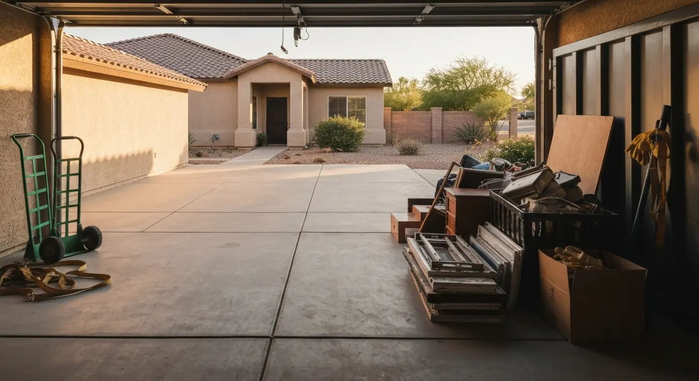 Residential junk removal service