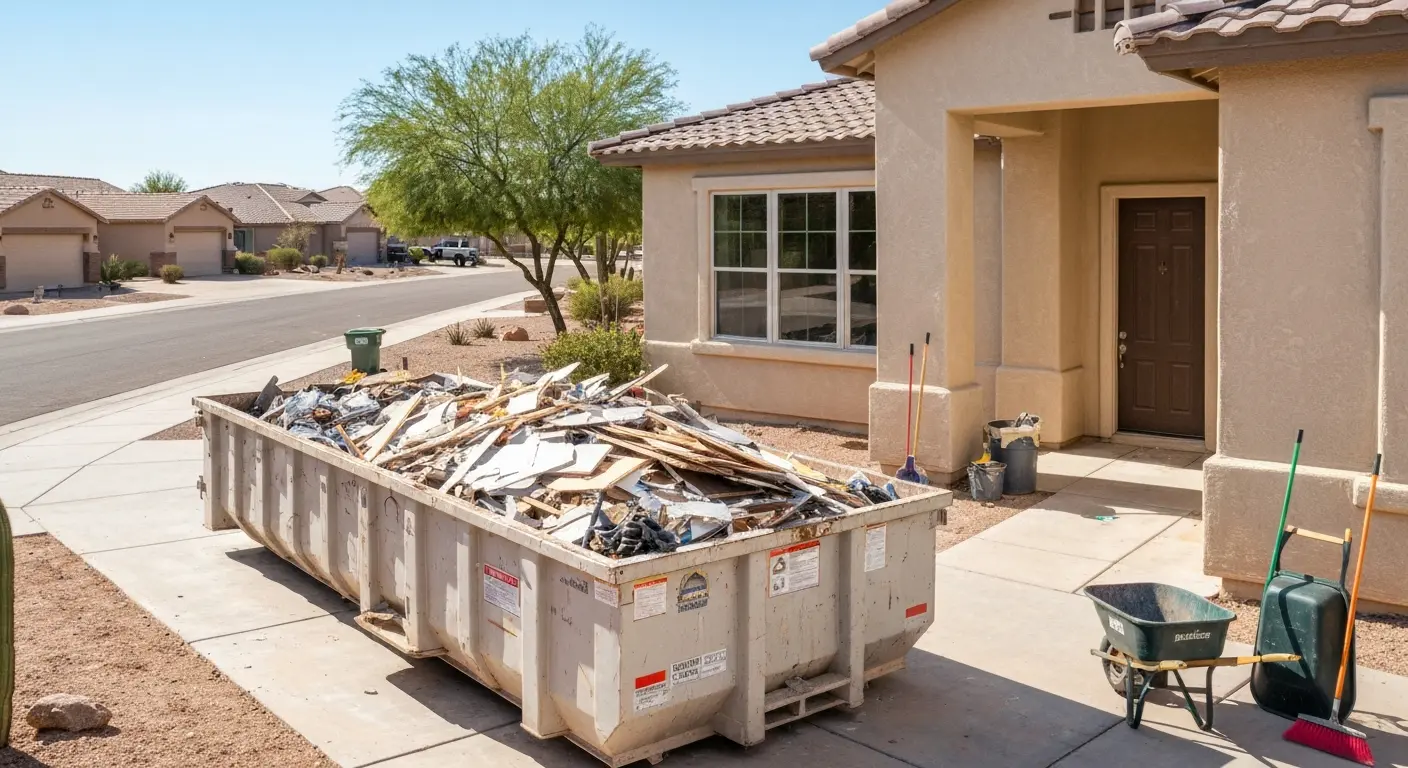 Construction and renovation debris in Surprise