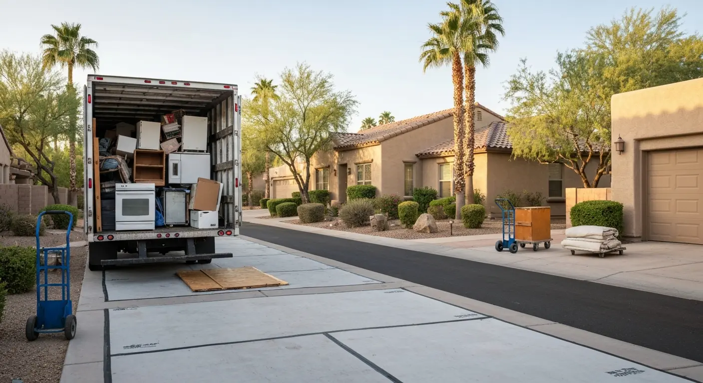 Residential junk removal near McCormick Ranch