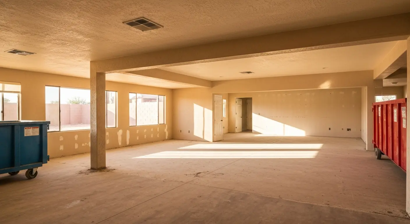 Light demolition cleanup