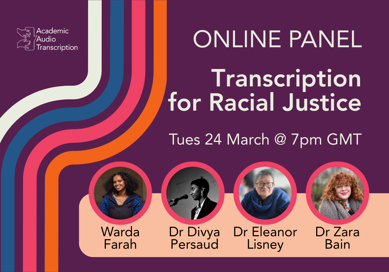 Student Justice Panel Example Transcription for Racial Justice Panel, Tuesday 24 March 2026