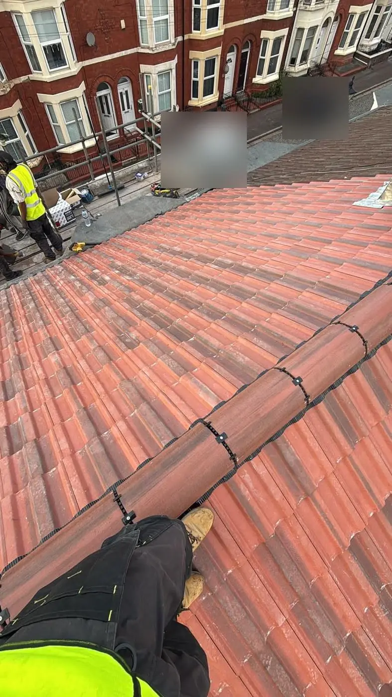 Ridge work from the roof, Prime Roofing & Guttering, Oxfordshire