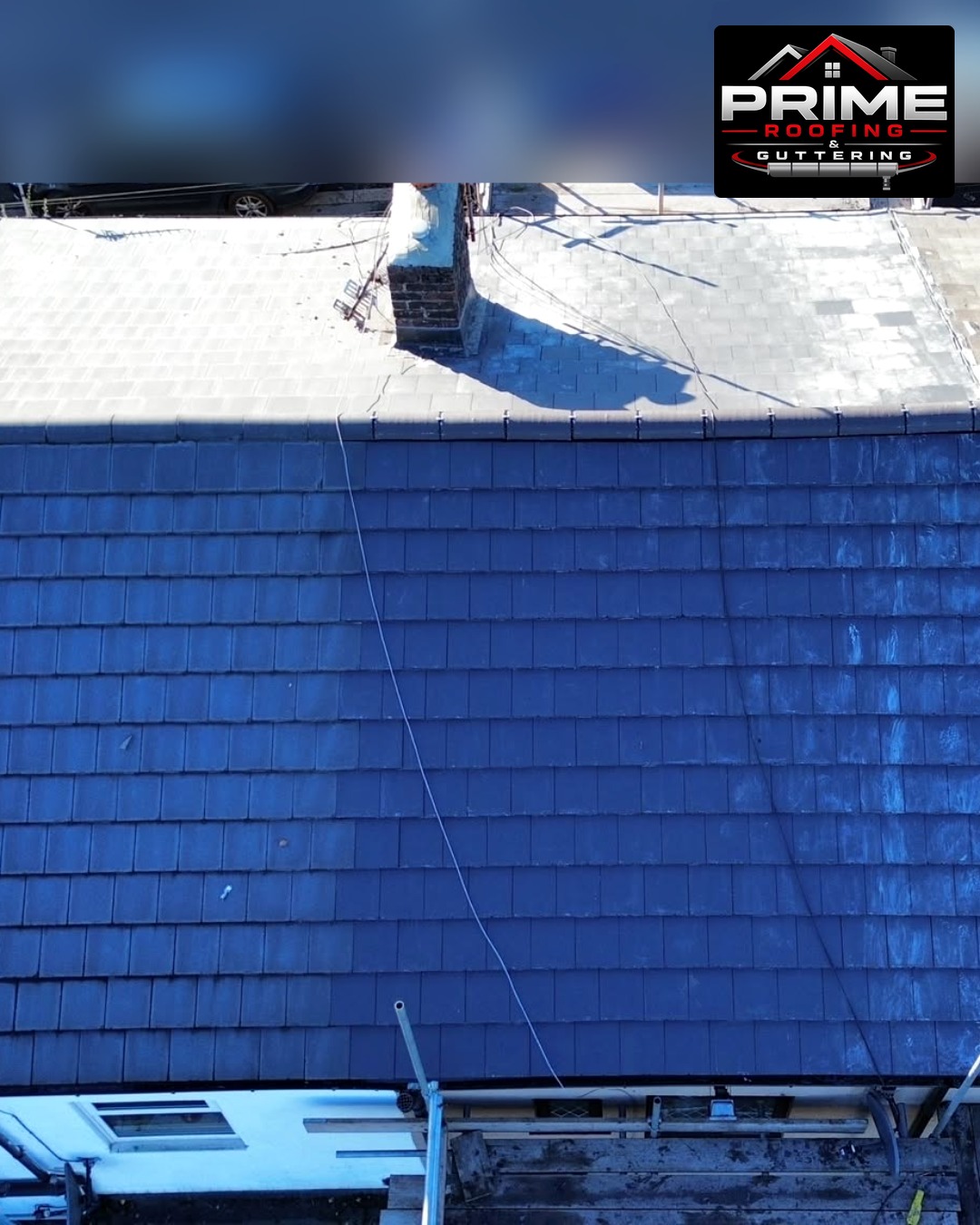 After — Re-roof with new slates, Oxford