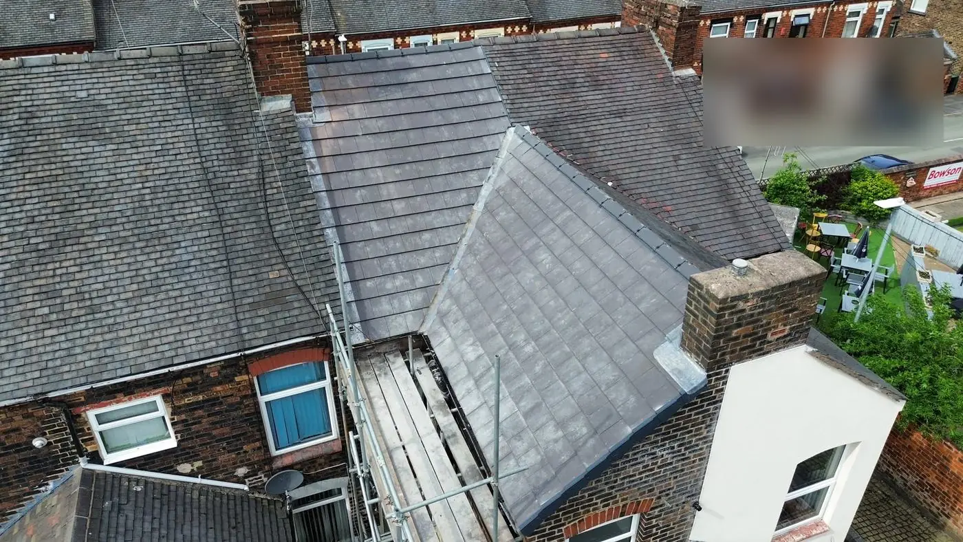 Finished terrace roof, Prime Roofing & Guttering, Oxfordshire
