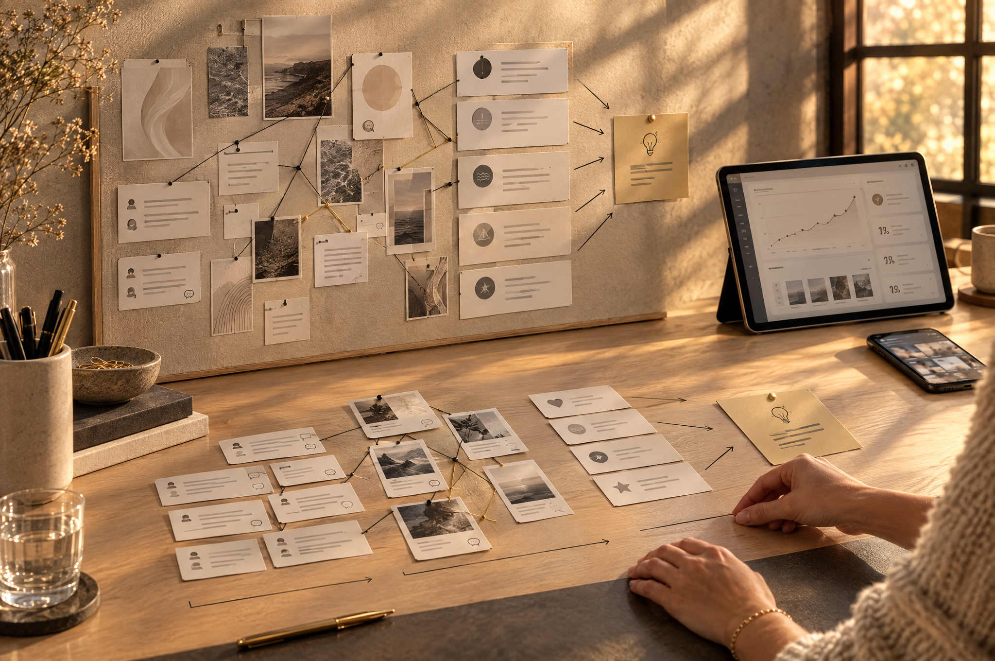 Audience signal research and product architecture board