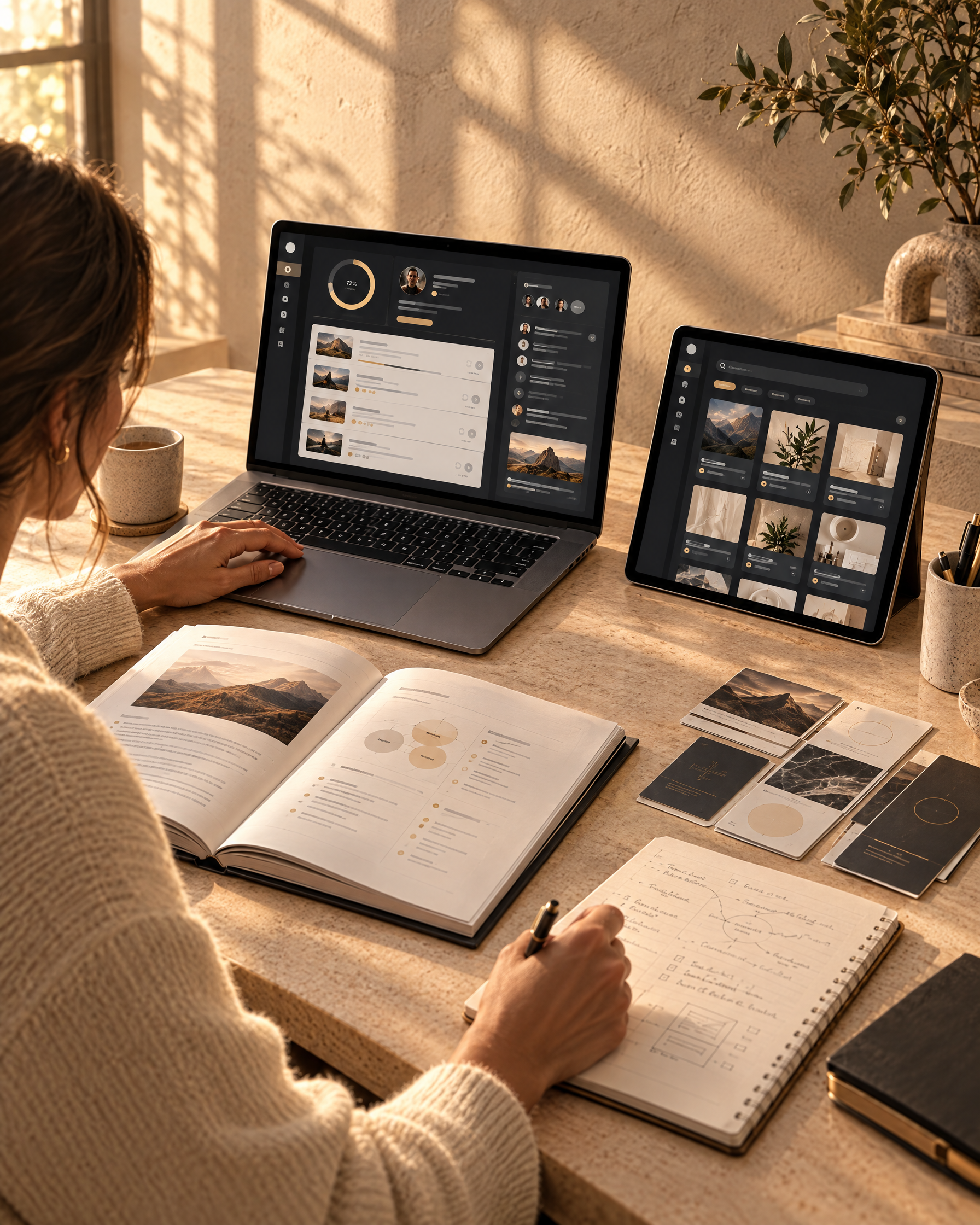Digital product architecture and research workspace