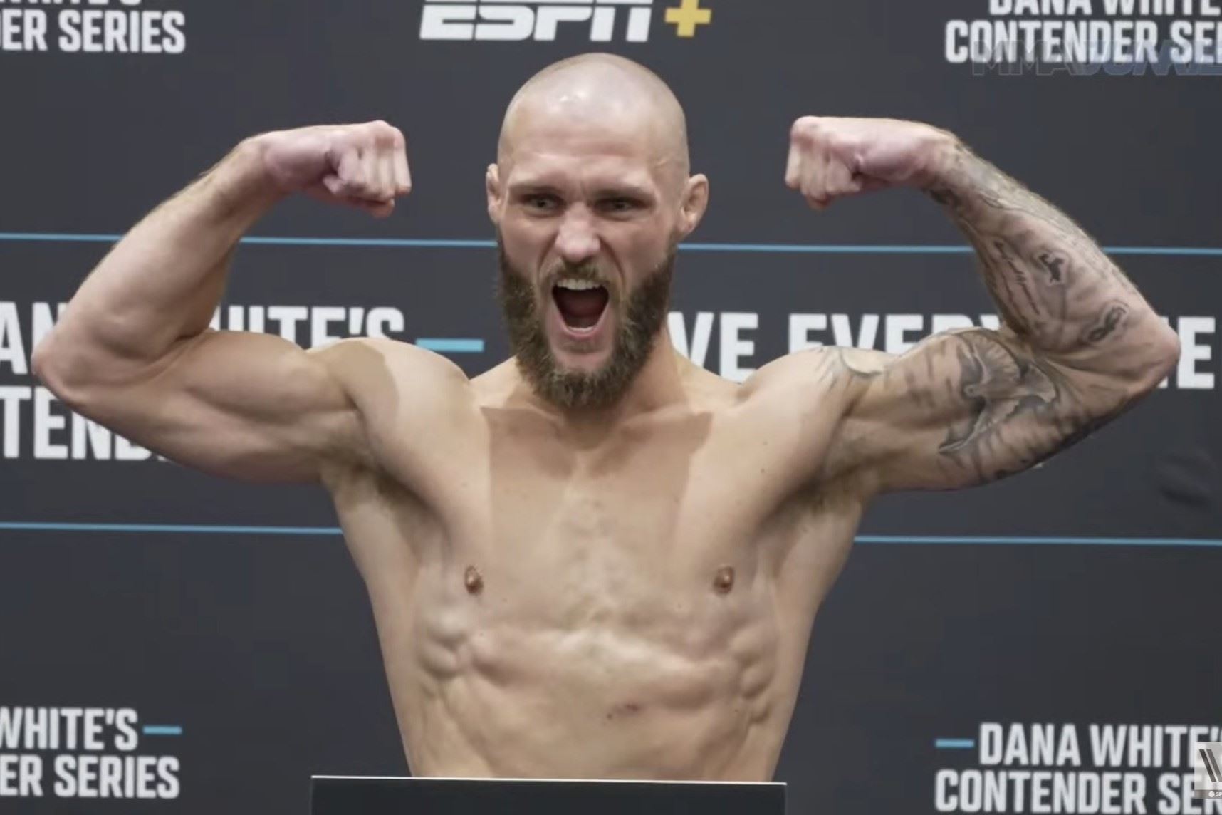A fighter Tom coached at the Contender Series