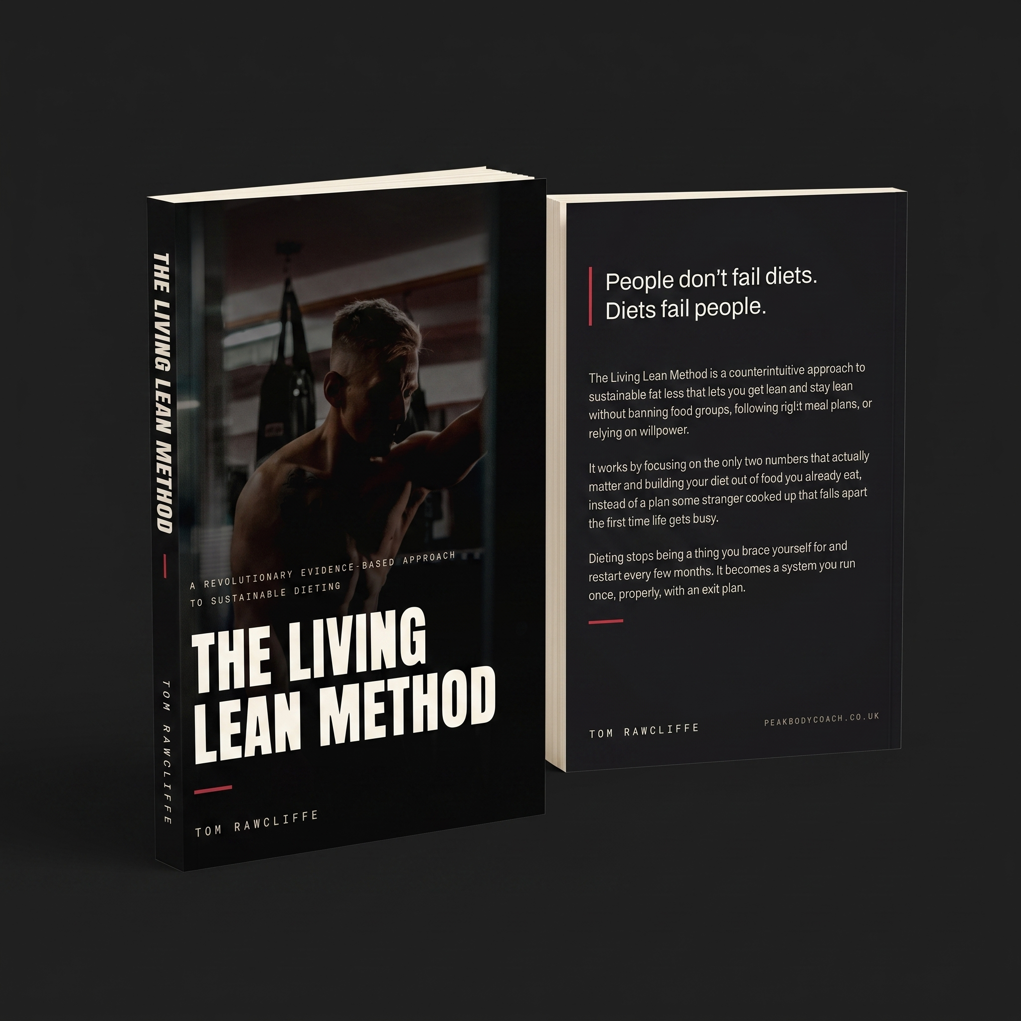 The Living Lean Method - paperback-style 3D mockup of the ebook