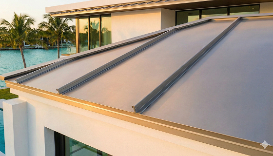 V-Ribs Metal Roofing