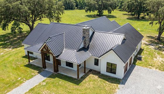 Flat Panel Metal Roofing