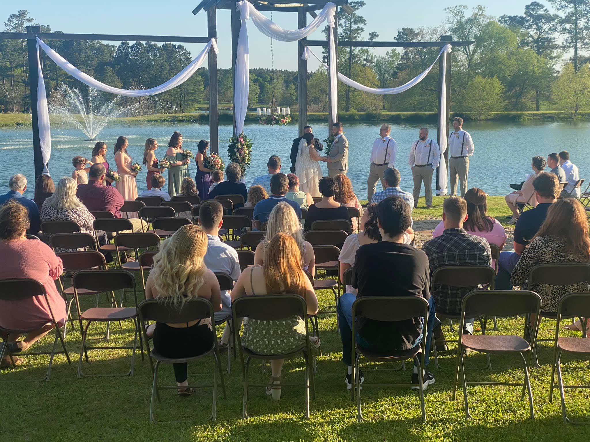 Lakeside ceremony