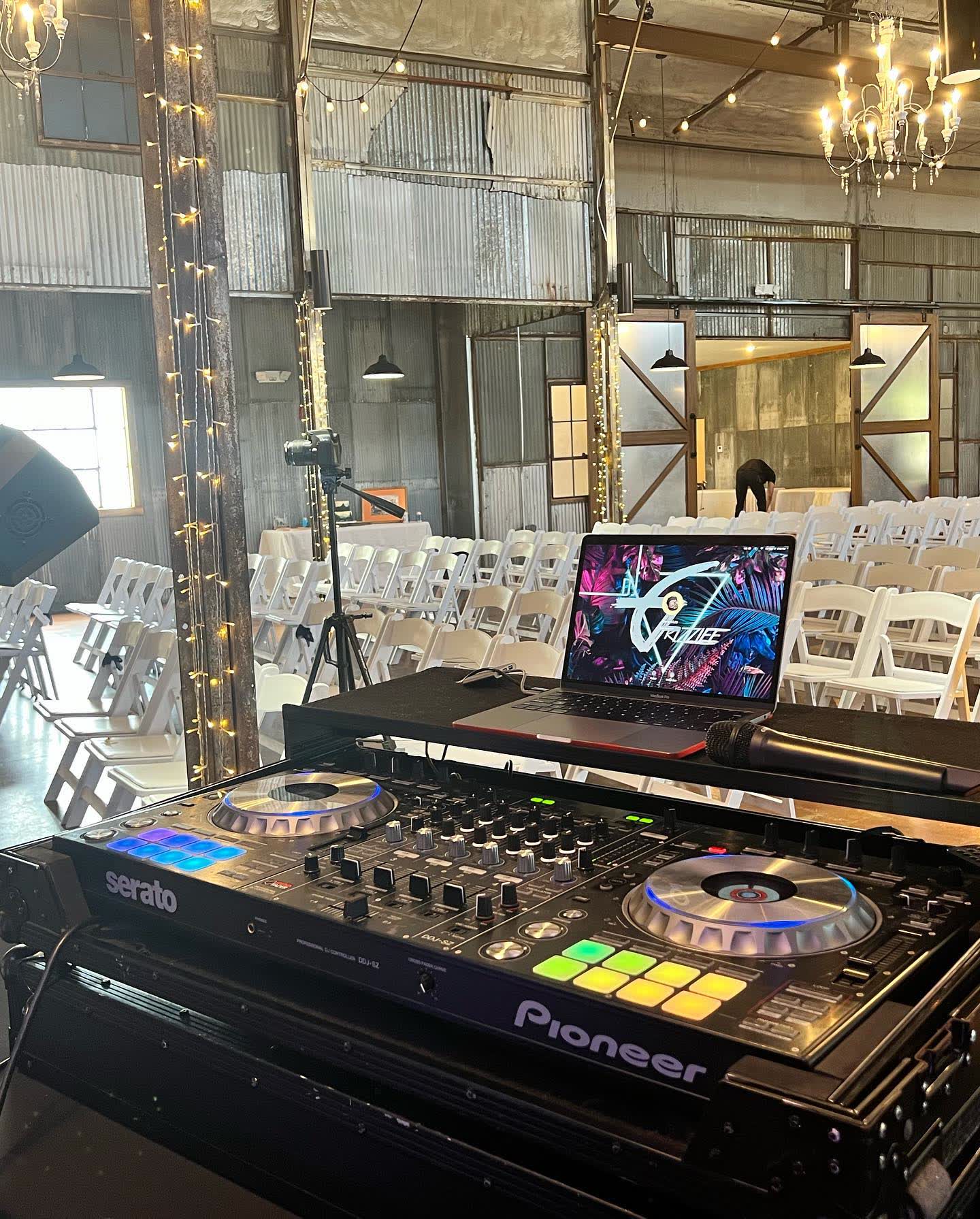 Professional DJ setup