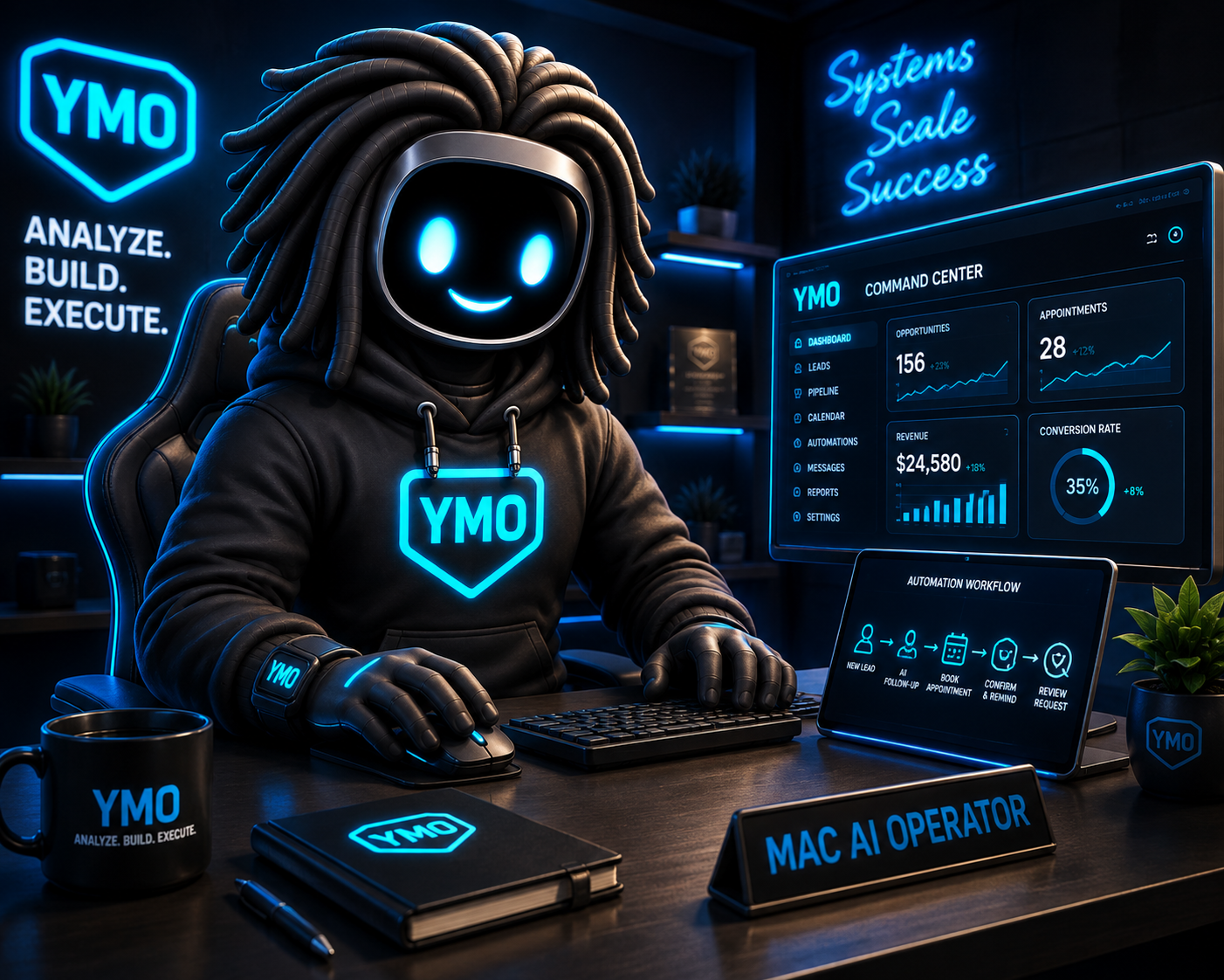 Mac AI operating the connected business system