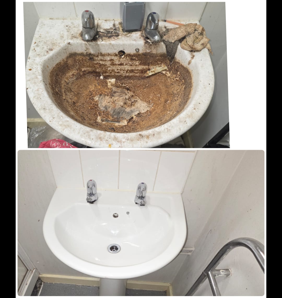 Rubble removal from a property by BD Property Services
