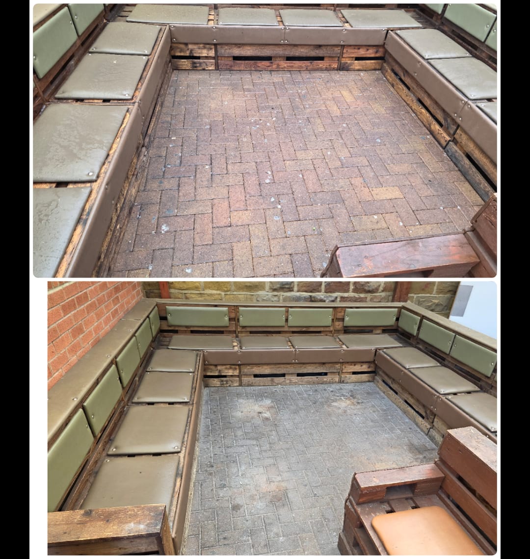 Waste material ready for removal by BD Property Services