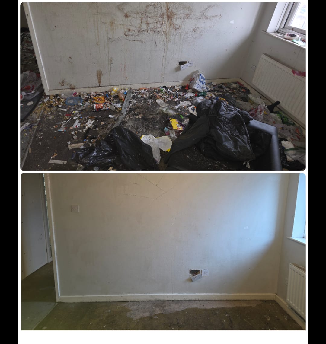 Building waste cleared by BD Property Services