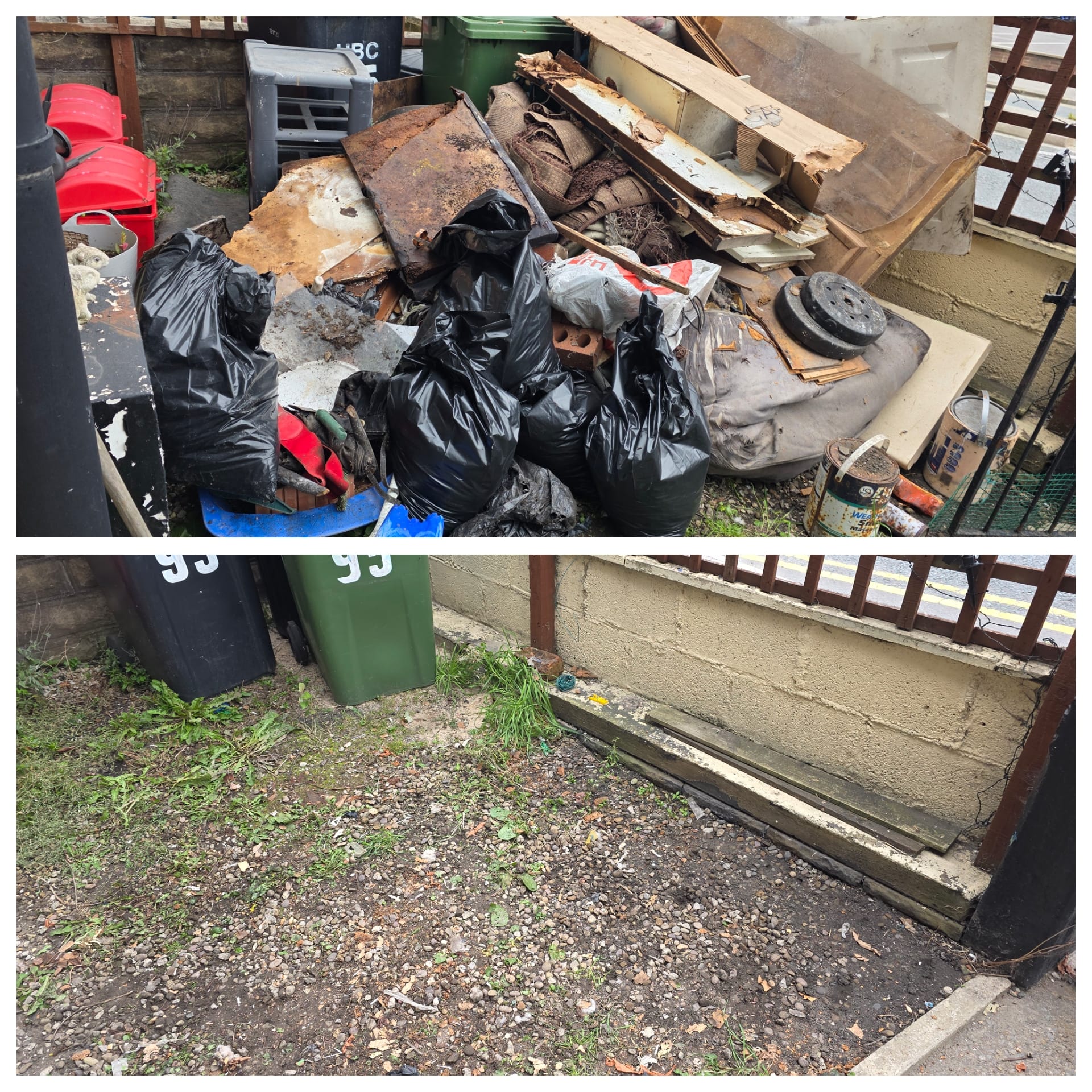 Exterior cleaning in progress by BD Property Services