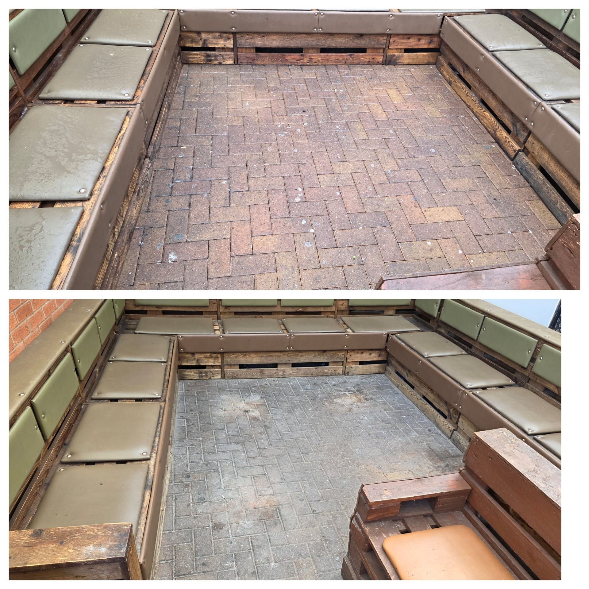 Pressure washing of an exterior surface by BD Property Services