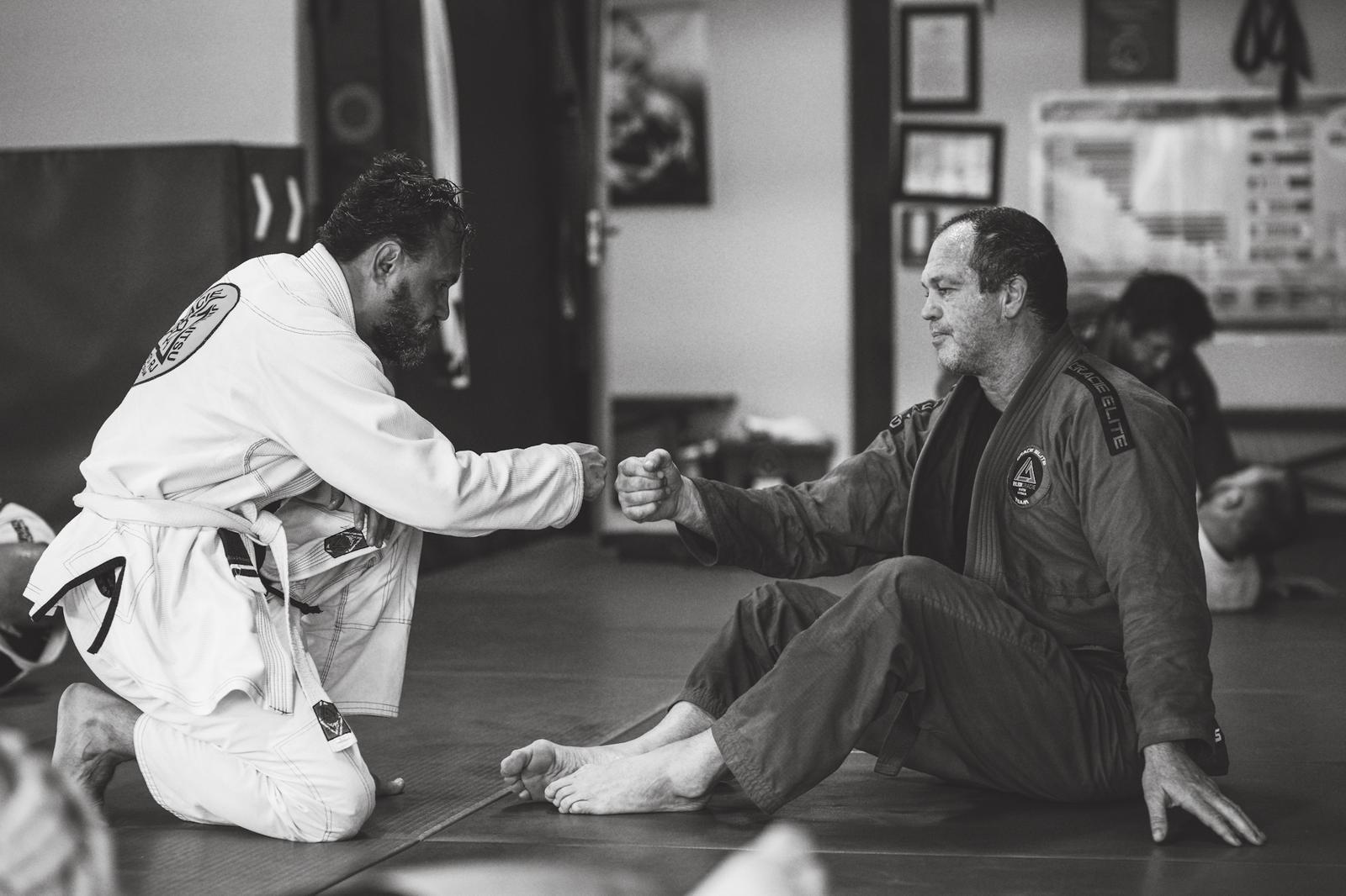 Training at Gracie Elite