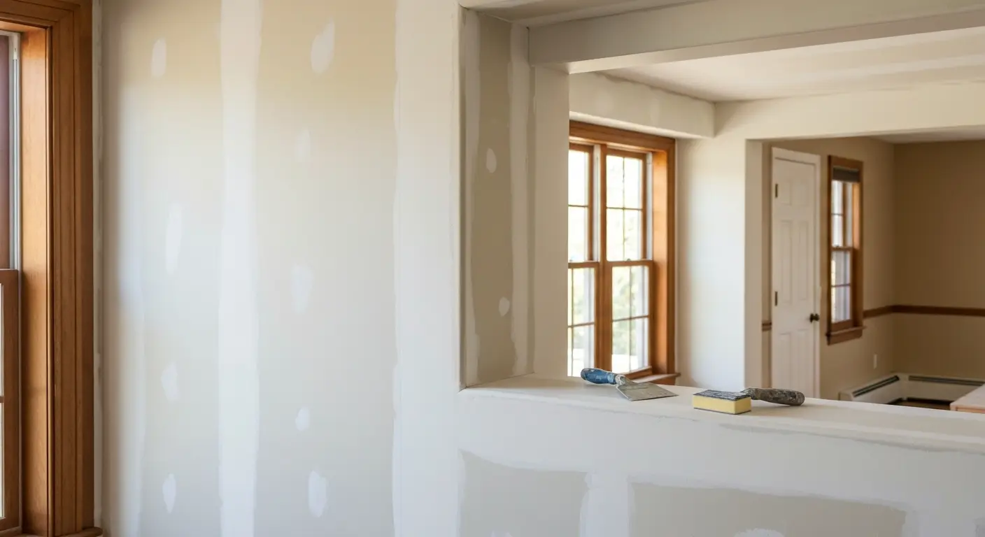 Well-maintained interior walls