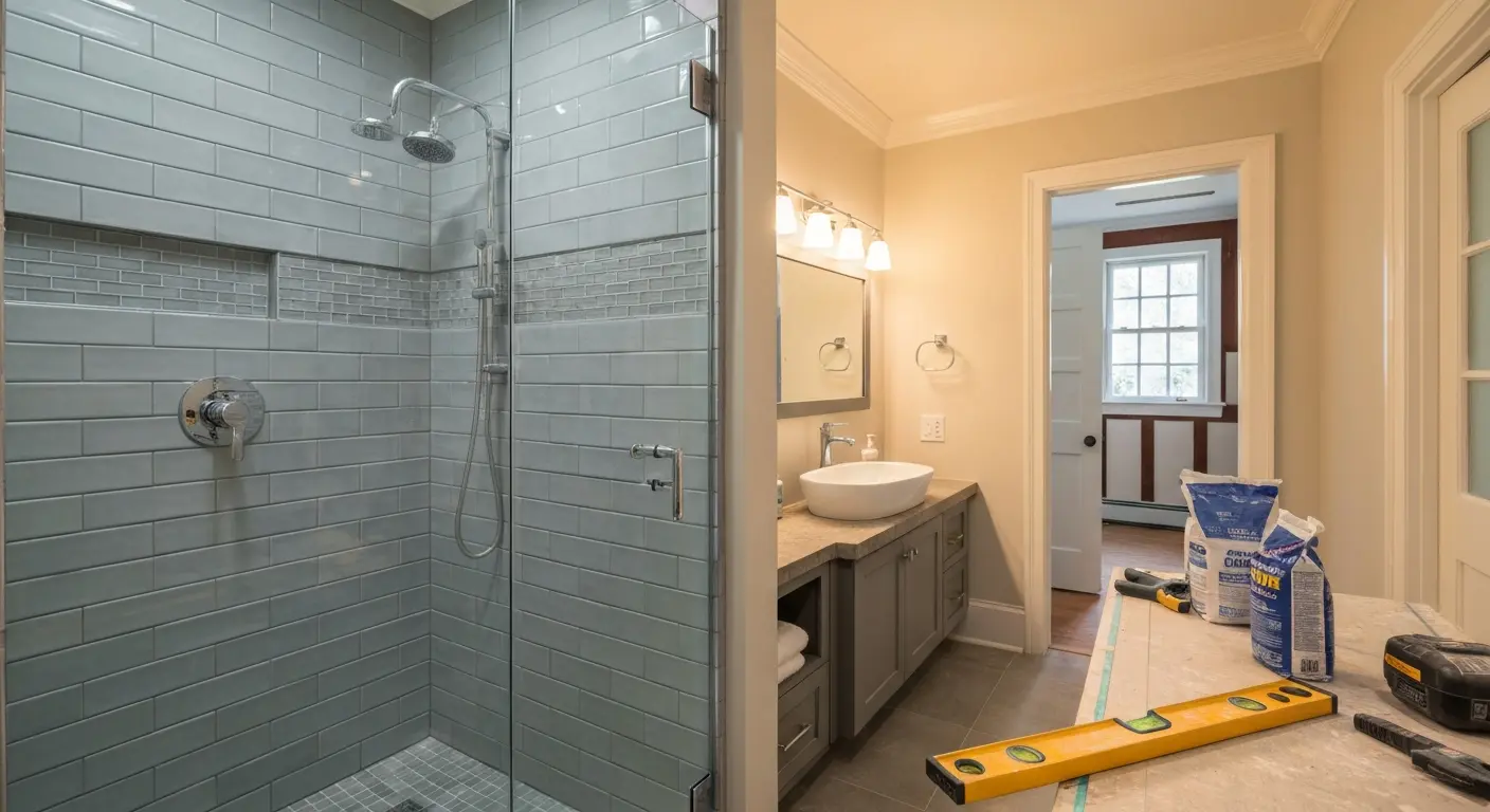 Bathroom remodeling project