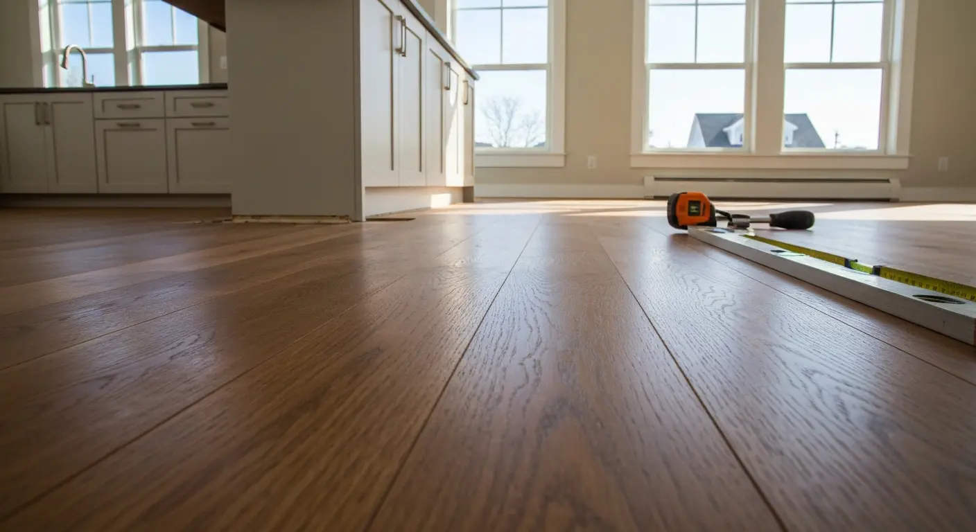 Engineered hardwood installation