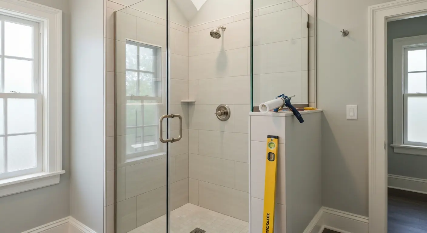 Standard shower installation