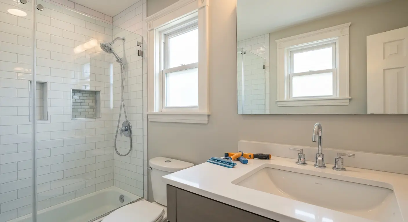 Bathroom renovation in West Babylon
