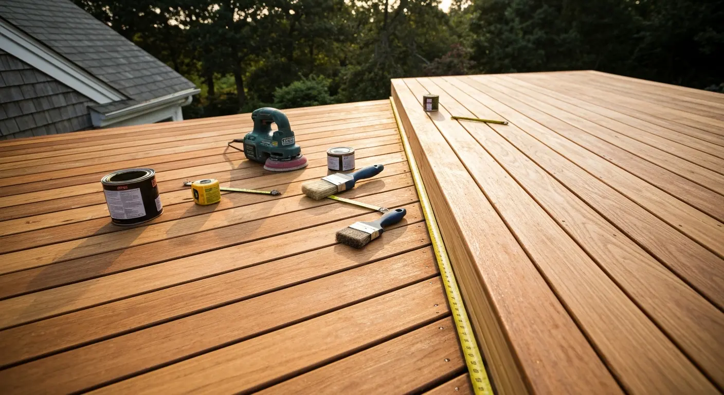 Deck repair work