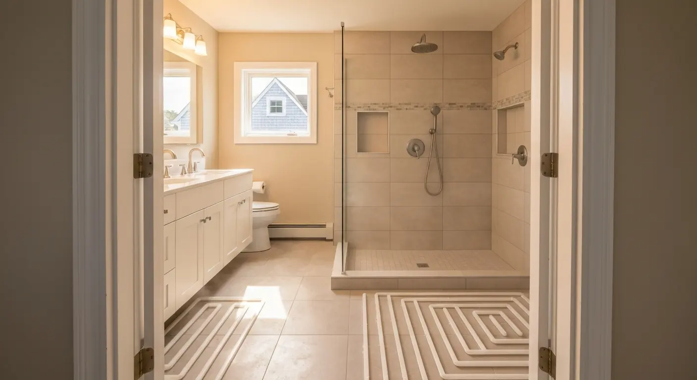 Bathroom renovation in Dix Hills
