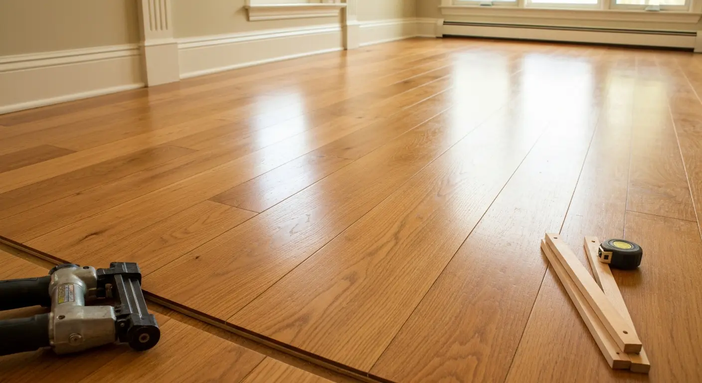 Solid hardwood installation