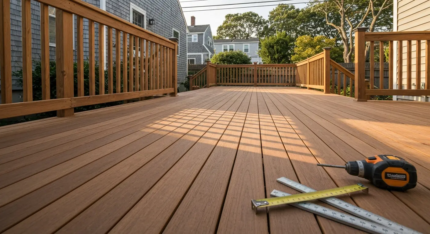 Deck construction project