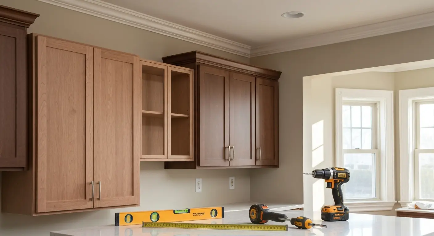 Kitchen cabinet installation