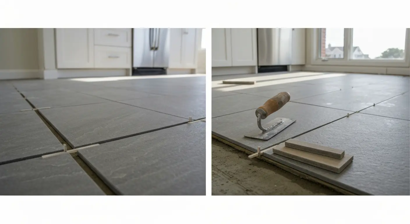 Ceramic tile installation