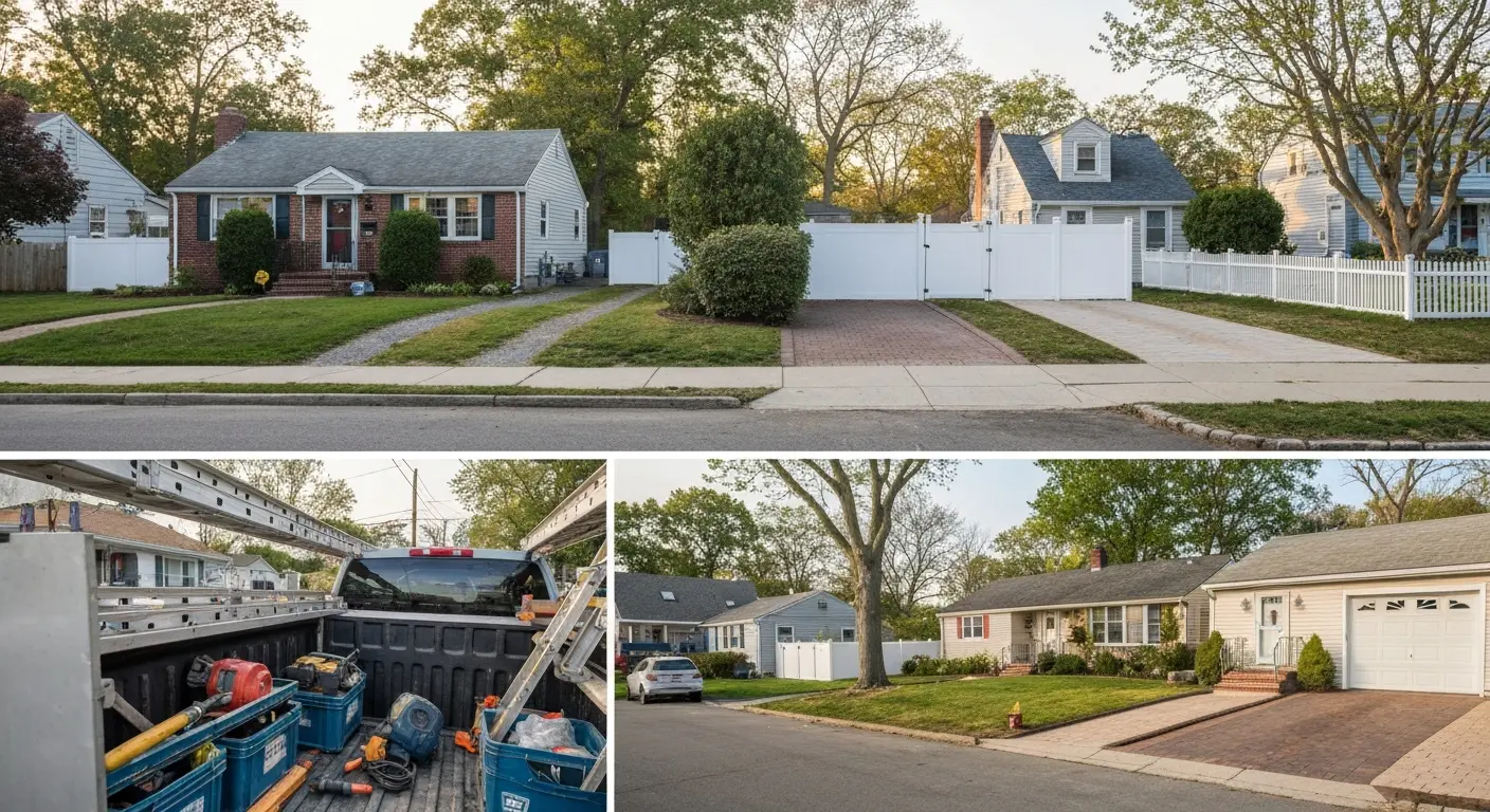 Lindenhurst neighborhood street view