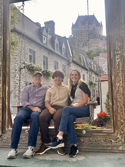 The family in Quebec City.
