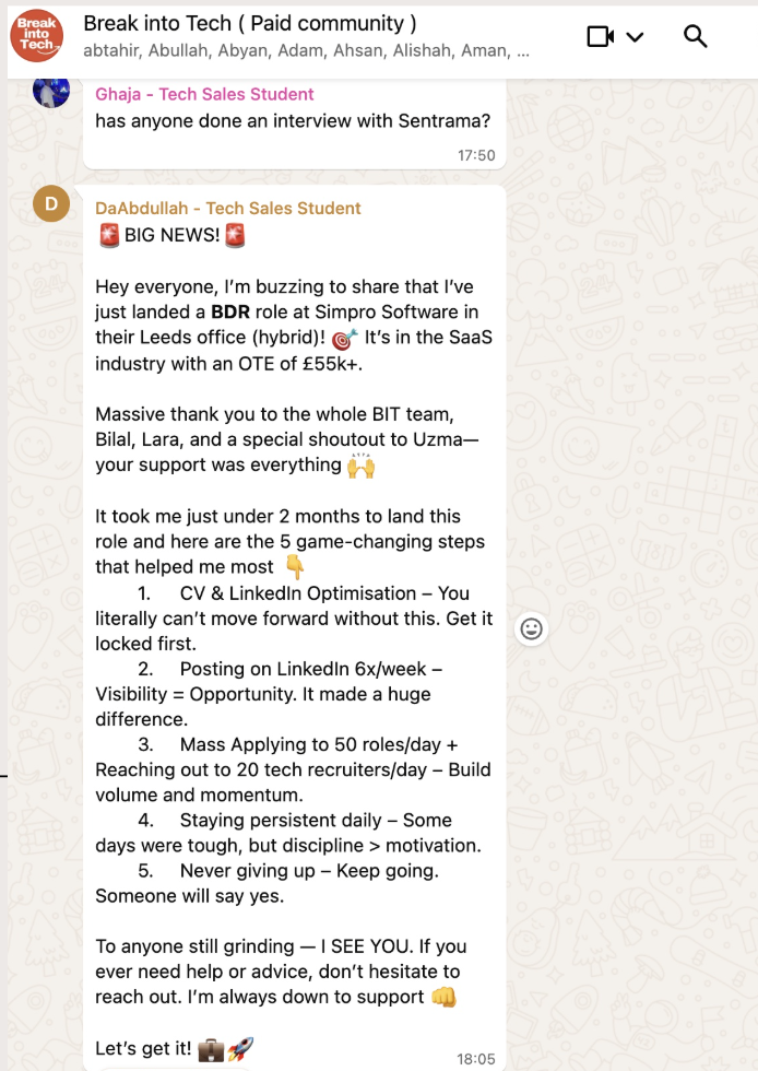 Community message from DaAbdullah announcing their tech sales offer