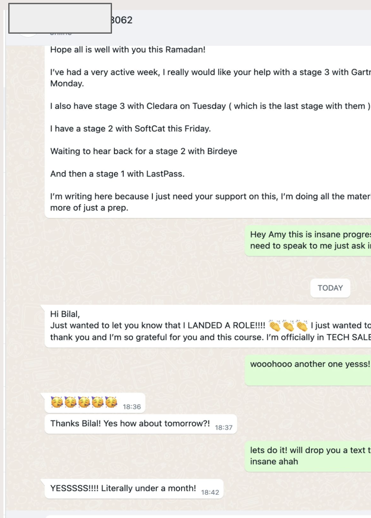 Community message from Amy announcing their tech sales offer