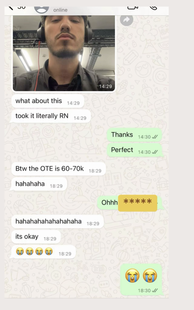 Community message from Ibrahim announcing their tech sales offer