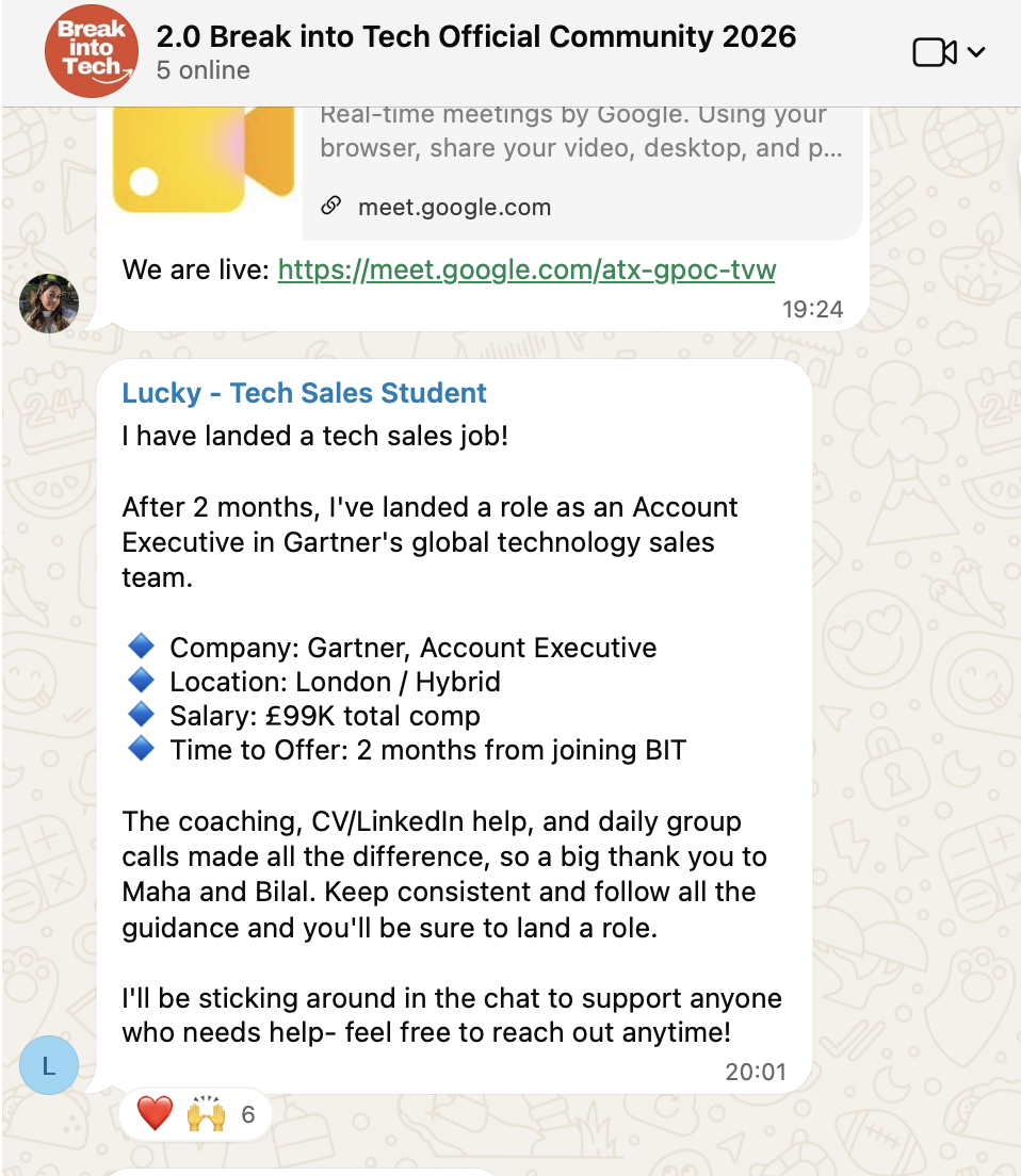 Community message from Lucky announcing their tech sales offer