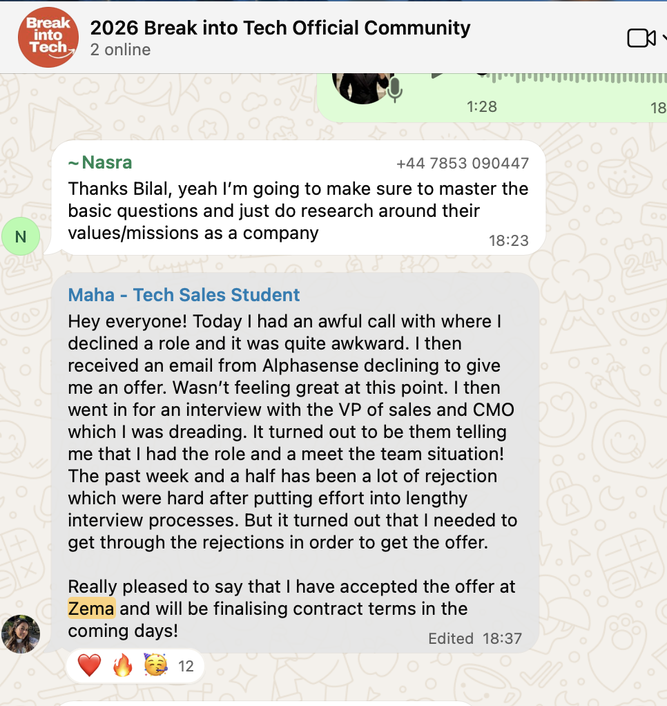 Community message from Maha announcing their tech sales offer