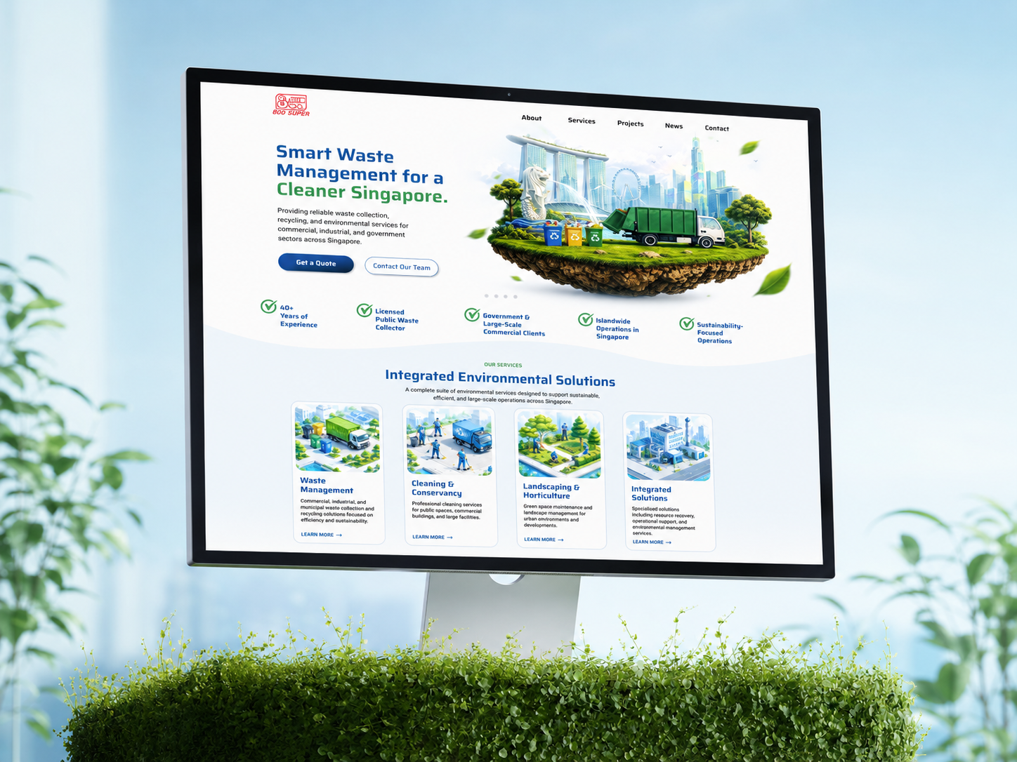 B2B Corporate Service Website, Websites